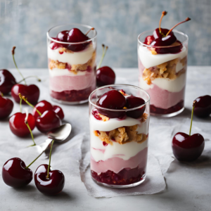 Barcelona and Cherry Parfait