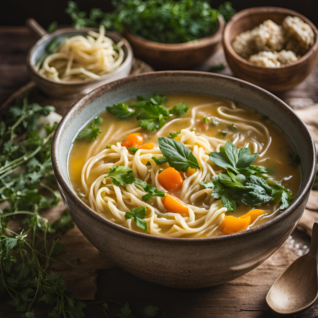 The best Italian penicillin soup in 30 min.